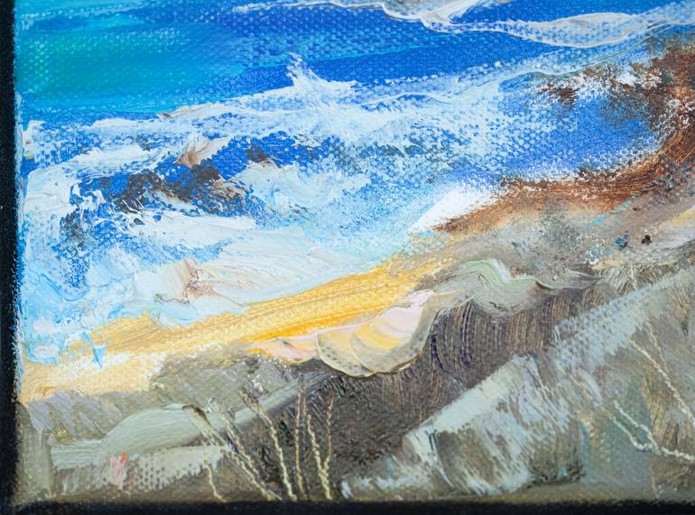 Original Post-impressionism Landscape Painting by Anna Shesterikova