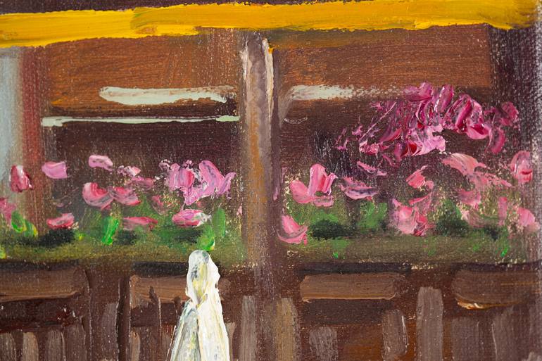 Original Post-impressionism Landscape Painting by Anna Shesterikova