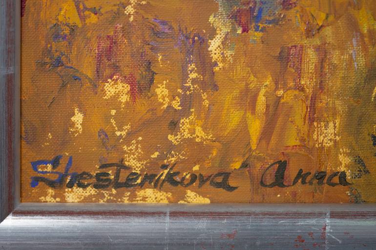 Original Post-impressionism Still Life Painting by Anna Shesterikova