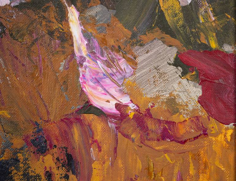 Original Post-impressionism Still Life Painting by Anna Shesterikova