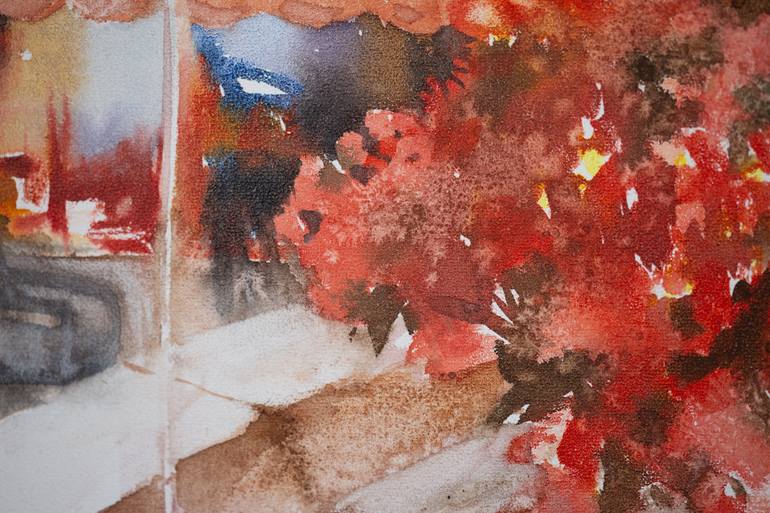 Original Post-impressionism Landscape Painting by Anna Shesterikova