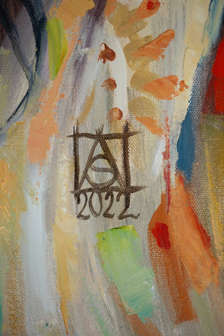 Original Post-impressionism Fantasy Painting by Anna Shesterikova