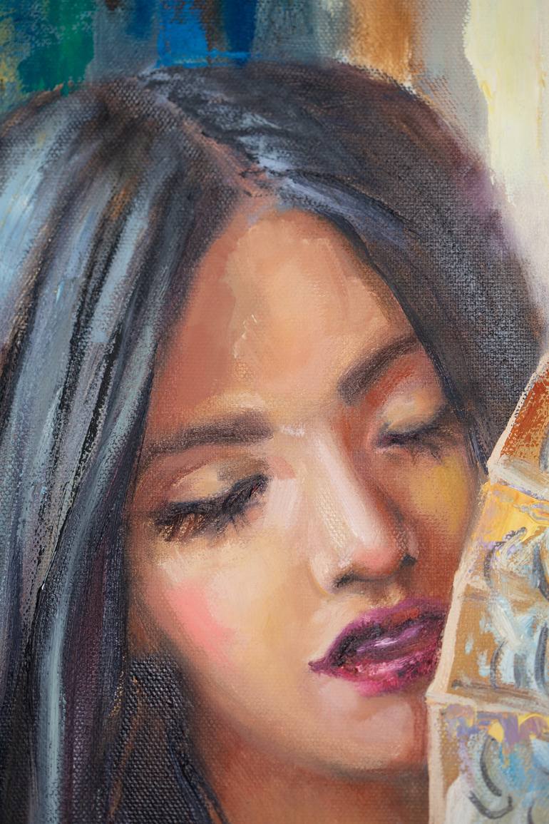 Original Post-impressionism Fantasy Painting by Anna Shesterikova