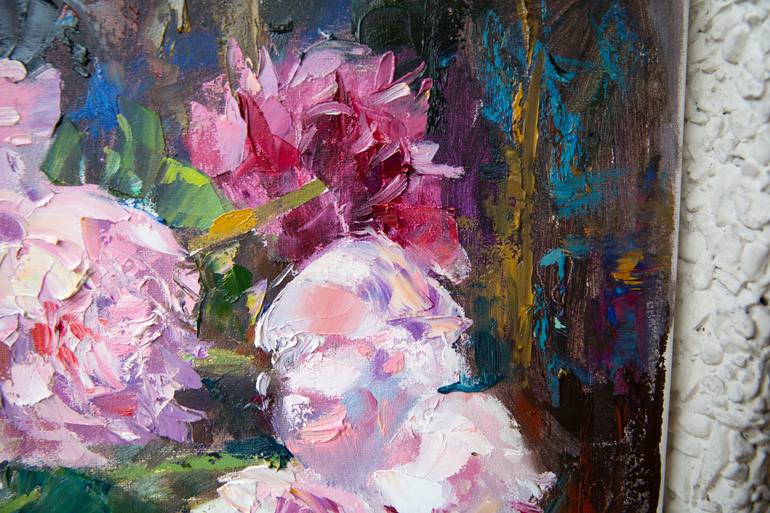 Original Post-impressionism Still Life Painting by Anna Shesterikova
