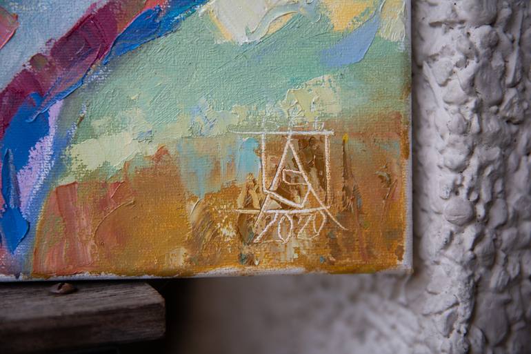 Original Post-impressionism Still Life Painting by Anna Shesterikova