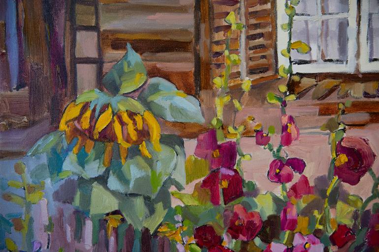 Original Post-impressionism Floral Painting by Anna Shesterikova
