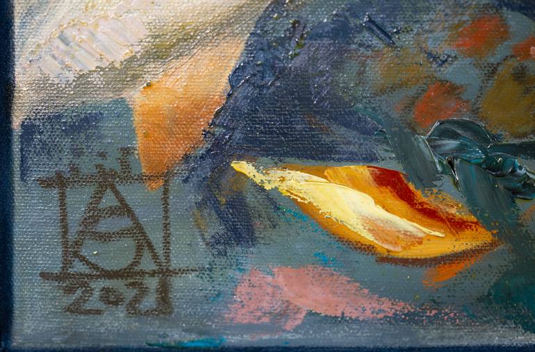 Original Post-impressionism Animal Painting by Anna Shesterikova