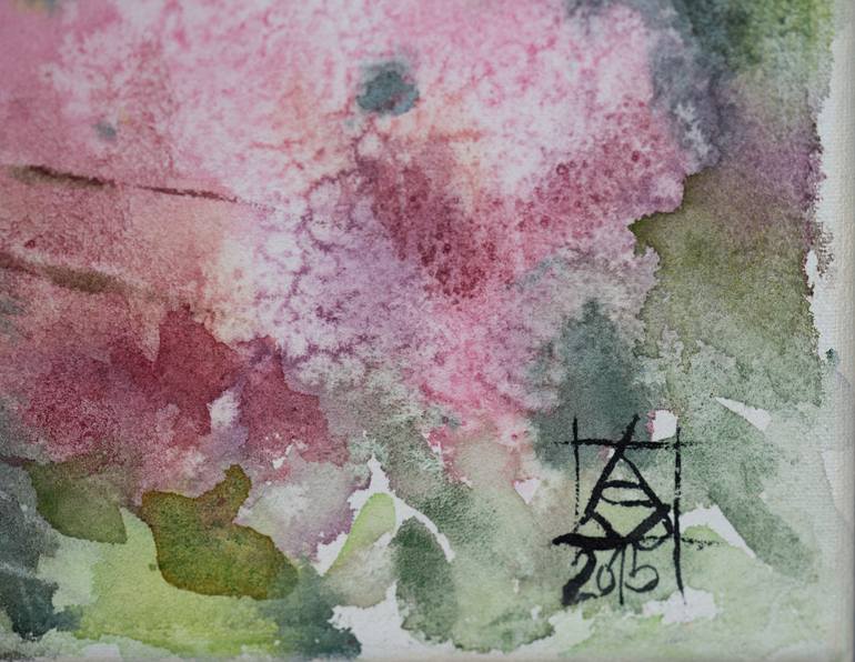 Original Post-impressionism Landscape Painting by Anna Shesterikova