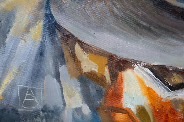 Original Post-impressionism Still Life Painting by Anna Shesterikova