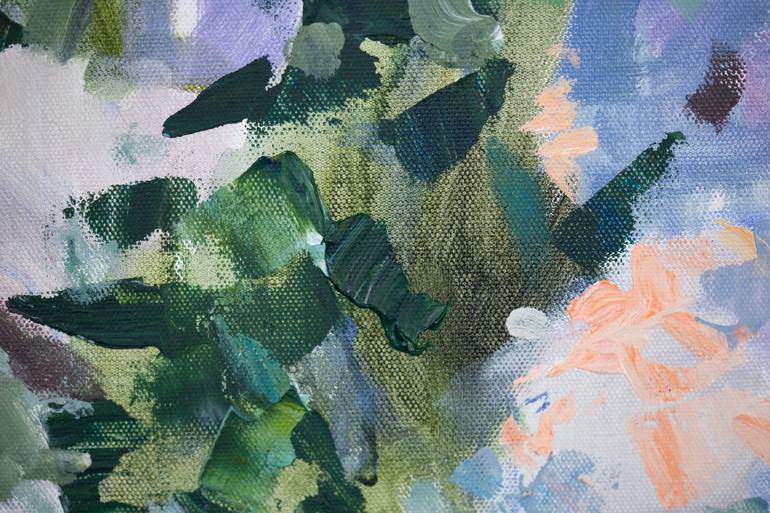 Original Post-impressionism Floral Painting by Anna Shesterikova