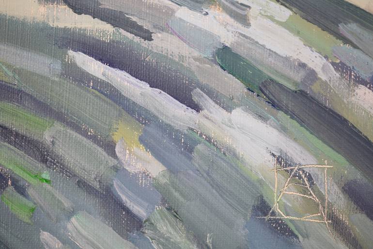 Original Post-impressionism Landscape Painting by Anna Shesterikova