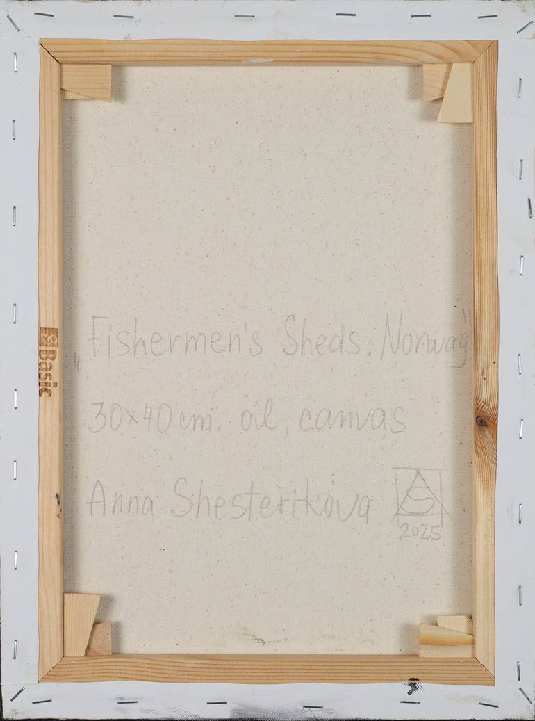 Original Post-impressionism Landscape Painting by Anna Shesterikova