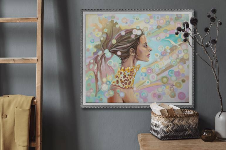 Original Contemporary Fantasy Painting by Anna Shesterikova
