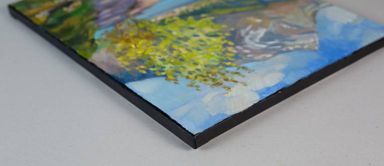 Original Post-impressionism Landscape Painting by Anna Shesterikova
