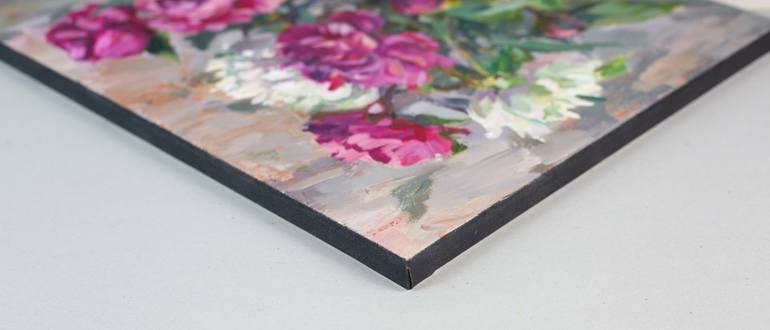 Original Post-impressionism Floral Painting by Anna Shesterikova