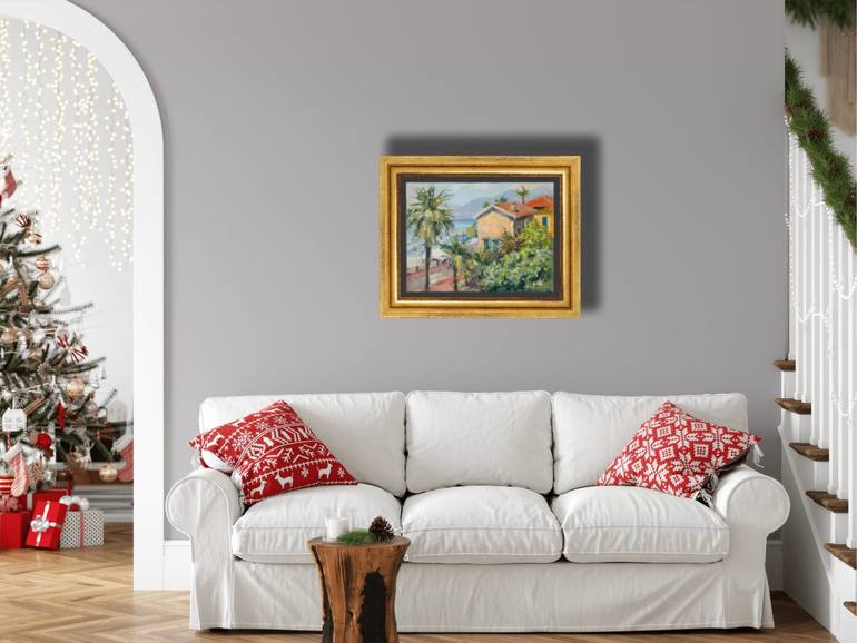 Original Post-impressionism Travel Painting by Anna Shesterikova