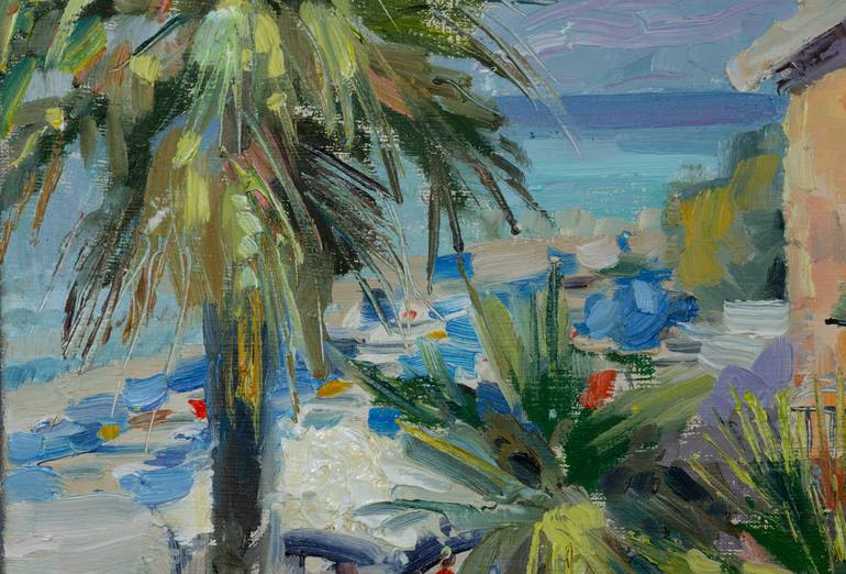 Original Post-impressionism Travel Painting by Anna Shesterikova