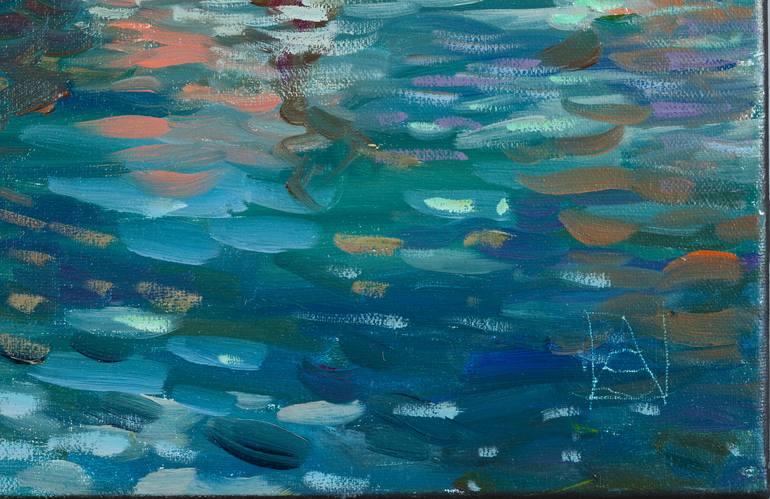 Original Post-impressionism Landscape Painting by Anna Shesterikova