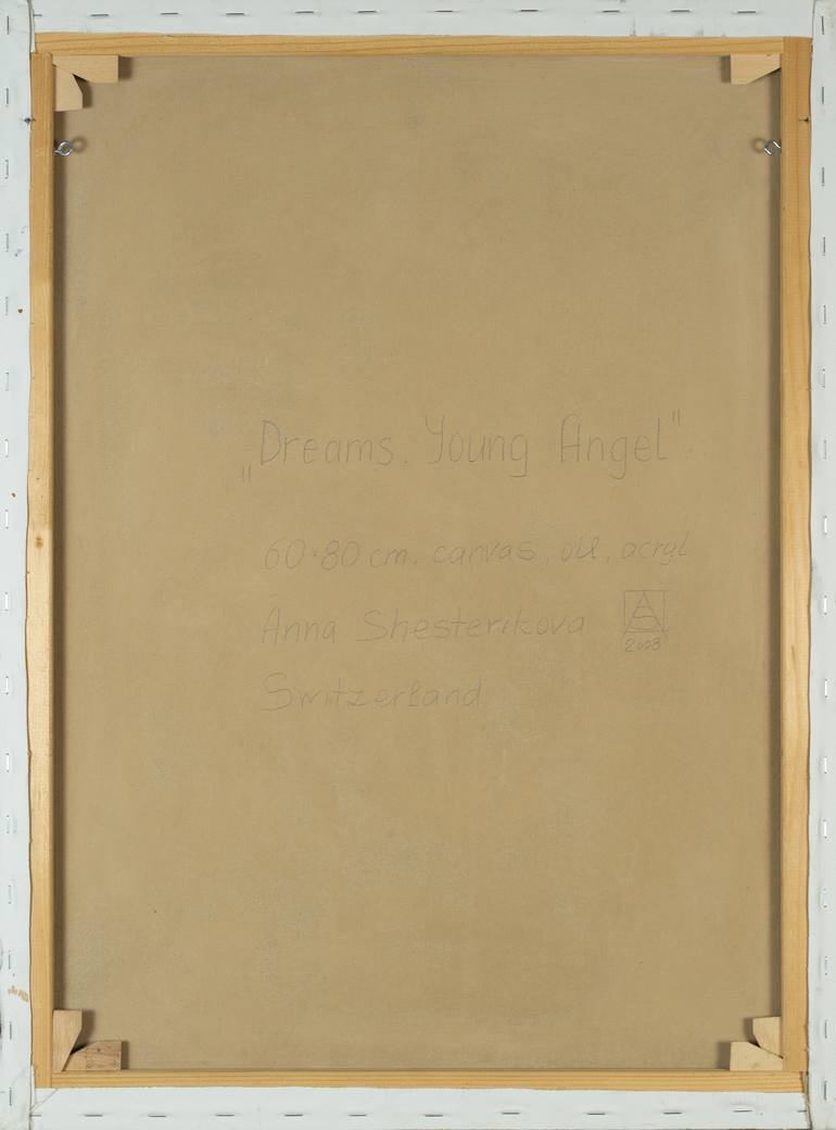 Original Symbolism Religion Painting by Anna Shesterikova