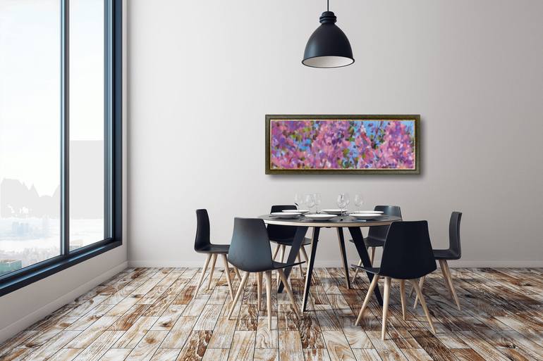 Original Post-impressionism Floral Painting by Anna Shesterikova