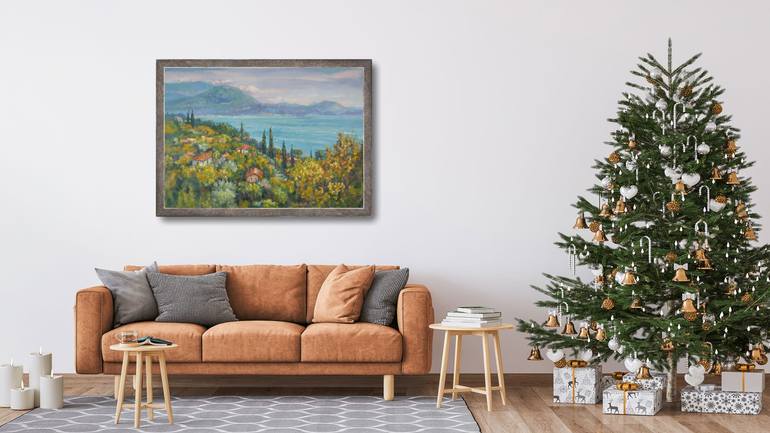 Original Impressionism Landscape Painting by Anna Shesterikova