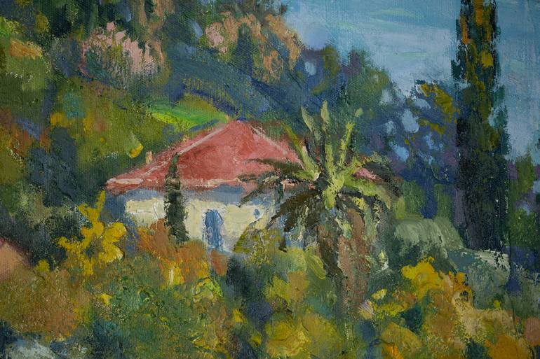 Original Impressionism Landscape Painting by Anna Shesterikova