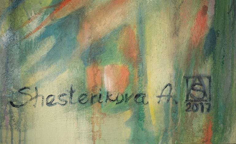 Original Impressionism Animal Painting by Anna Shesterikova