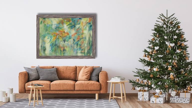 Original Impressionism Animal Painting by Anna Shesterikova