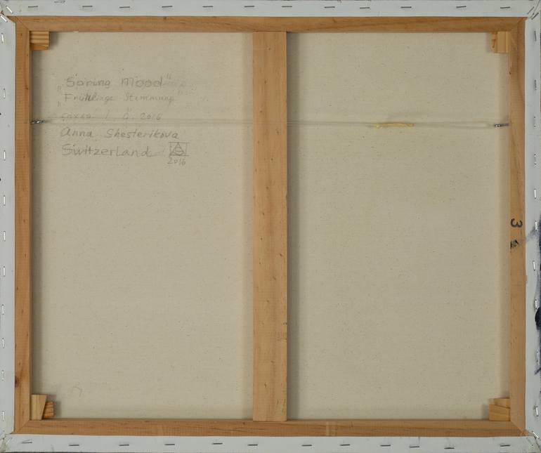 Original Post-impressionism Landscape Painting by Anna Shesterikova