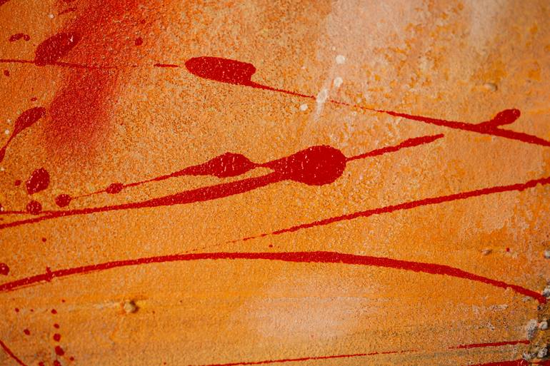 Original Abstract Expressionism Abstract Painting by Anna Shesterikova