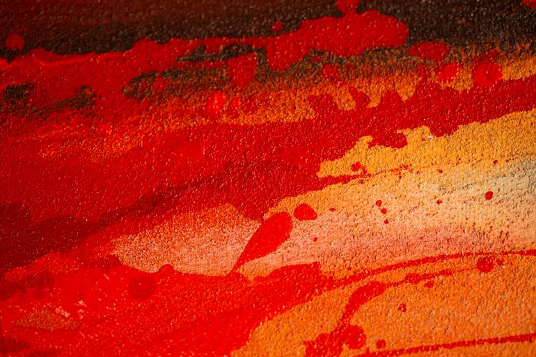 Original Abstract Expressionism Abstract Painting by Anna Shesterikova