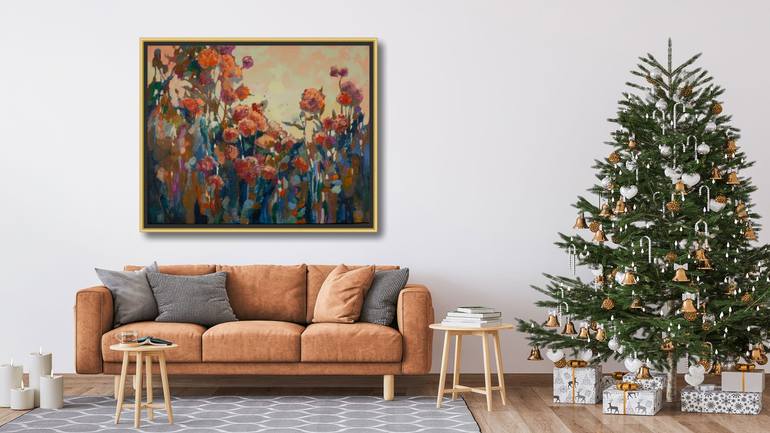 Original Realism Floral Painting by Anna Shesterikova