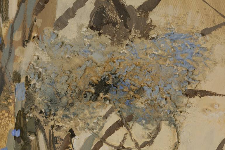 Original Abstract Expressionism Floral Painting by Anna Shesterikova