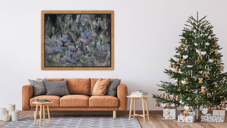 Original Contemporary Floral Painting by Anna Shesterikova