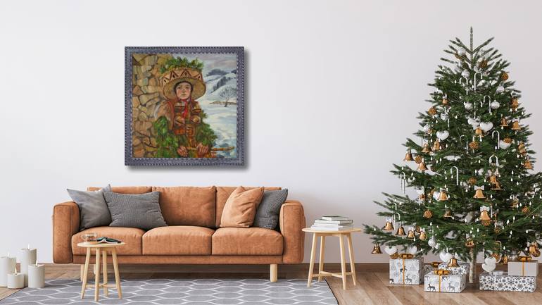 Original Post-impressionism People Painting by Anna Shesterikova