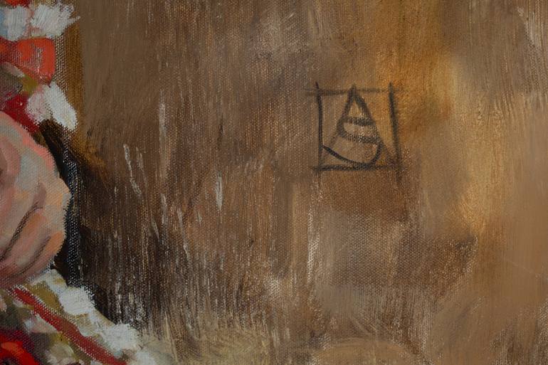 Original Post-impressionism People Painting by Anna Shesterikova