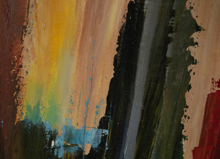 Original Abstract Expressionism Abstract Painting by Anna Shesterikova