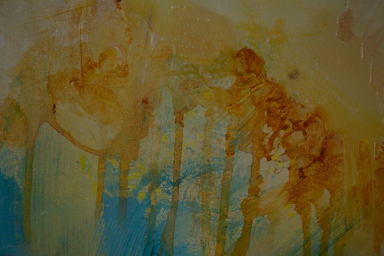 Original Abstract Expressionism Abstract Painting by Anna Shesterikova