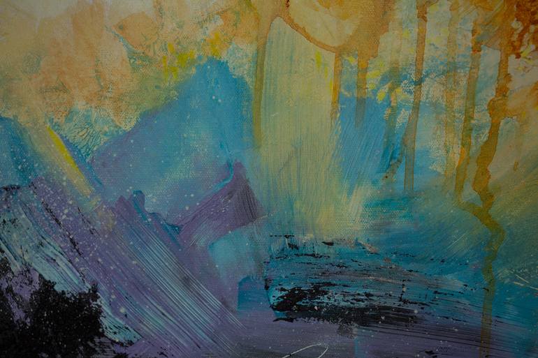 Original Abstract Expressionism Abstract Painting by Anna Shesterikova