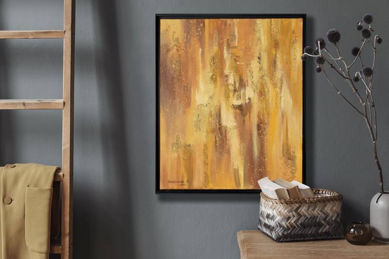 Original Abstract Expressionism Abstract Painting by Anna Shesterikova