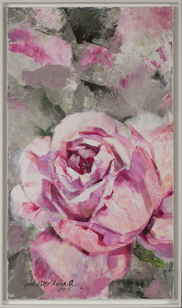 Original Contemporary Floral Painting by Anna Shesterikova
