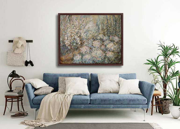 Original Post-impressionism Floral Painting by Anna Shesterikova