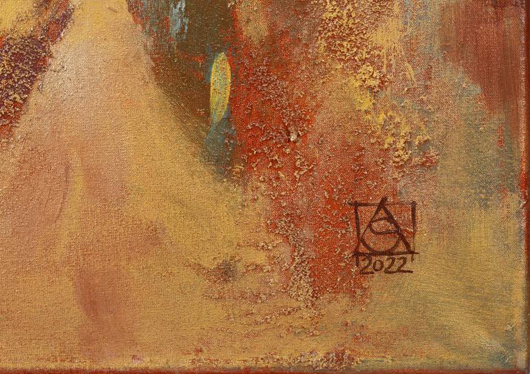 Original Abstract Expressionism Abstract Painting by Anna Shesterikova