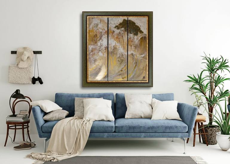 Original Post-impressionism Nature Painting by Anna Shesterikova