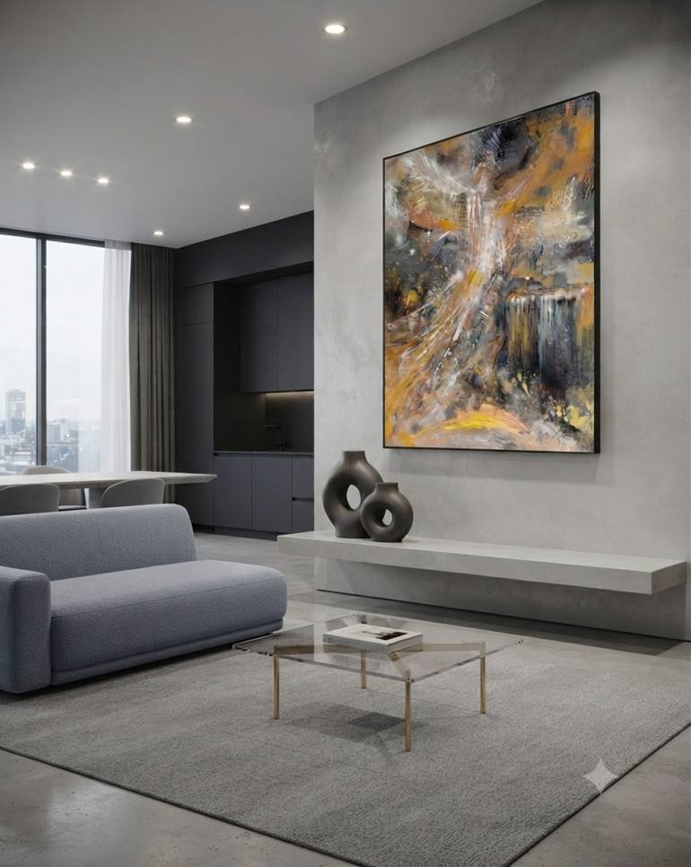 Original Abstract Painting by Anna Shesterikova