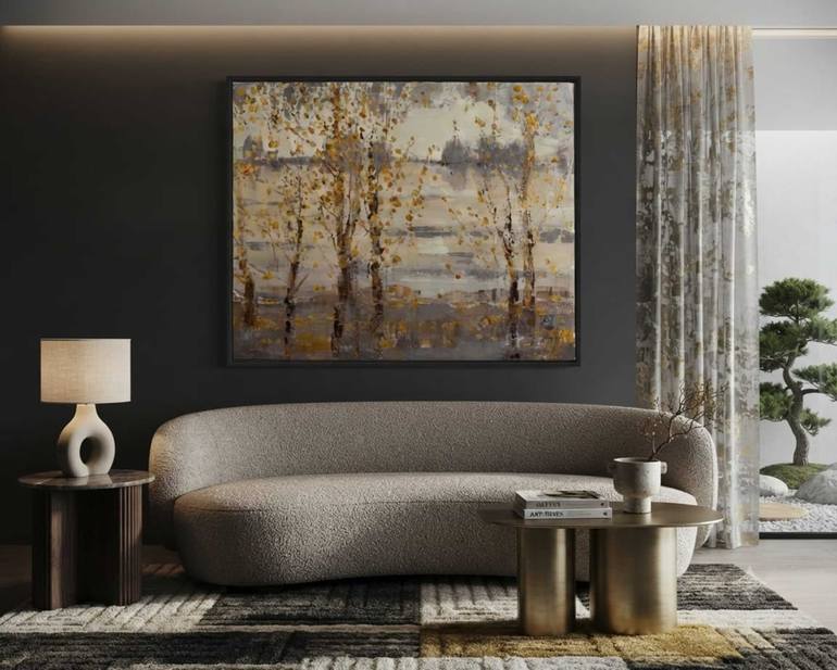 Original Contemporary Landscape Painting by Anna Shesterikova