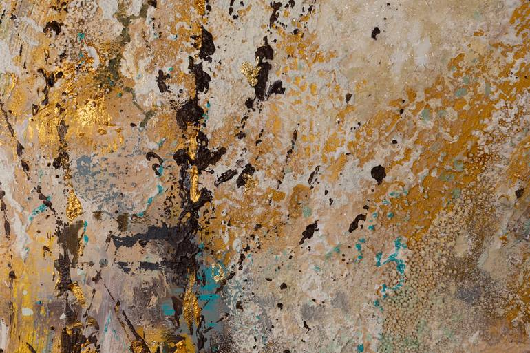 Original Abstract Expressionism Abstract Painting by Anna Shesterikova
