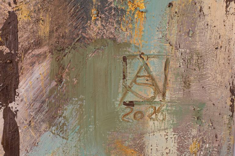Original Abstract Expressionism Abstract Painting by Anna Shesterikova