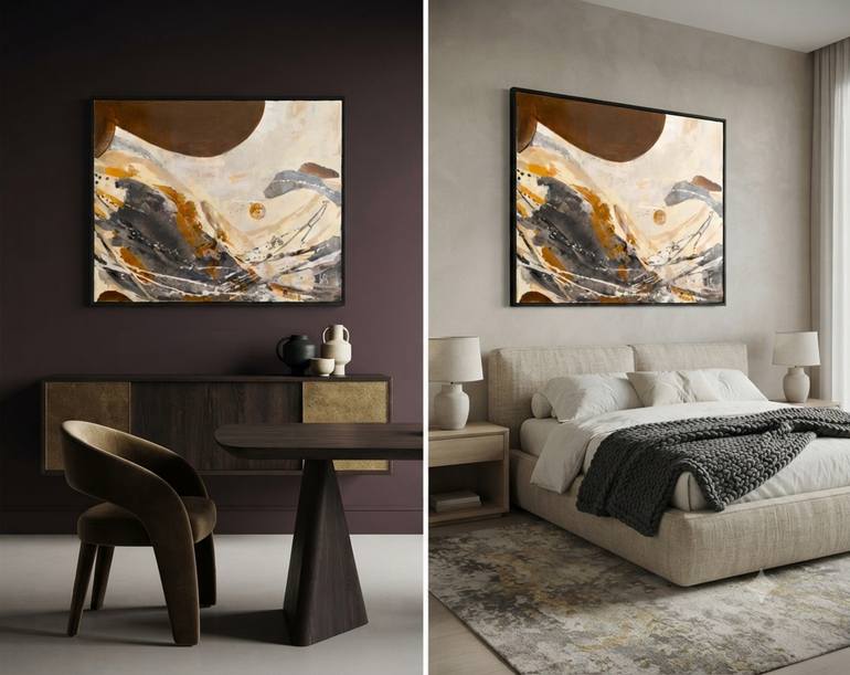 Original Abstract Painting by Anna Shesterikova