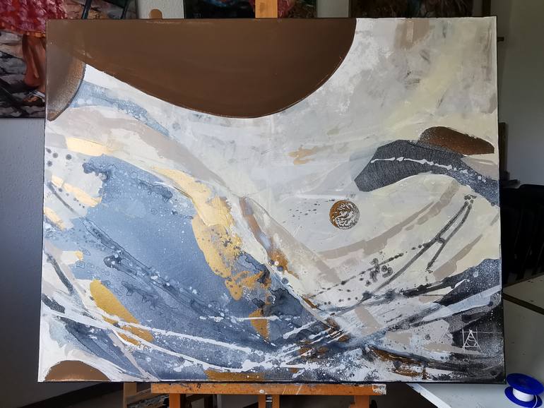 Original Abstract Painting by Anna Shesterikova